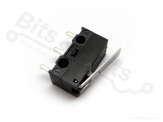 Microswitch push button (make contact) with lever
